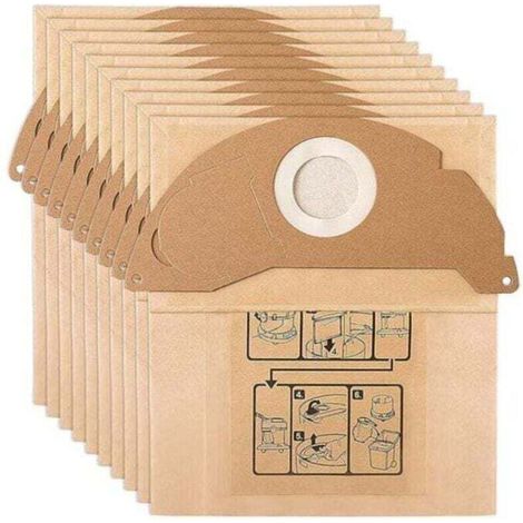 Sac Aspirateur Karcher, 15 Sacs pour Aspirateur Karcher WD2 MV2 6.904-322.0 WD 2.200 WD2250 A2004 A2054 A2099,Remplacement pour Aspirateur Karcher (1/4)