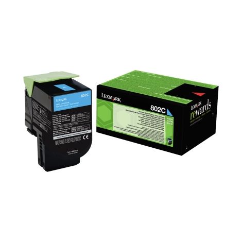 Lexmark 702C R Tonerkartusche 1 Stück(e) Original Cyan (1/2)