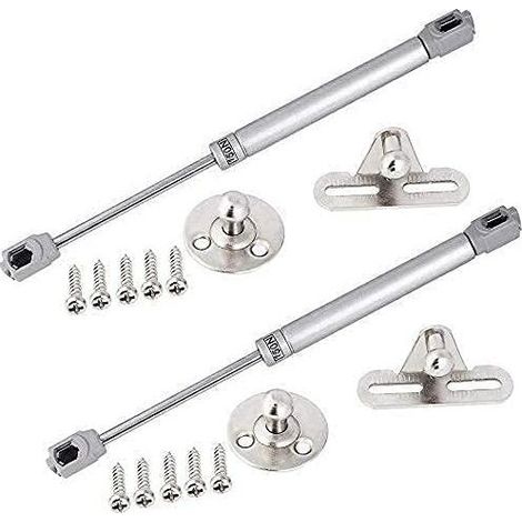 Vérin À Gaz - 150 N - Longueur 270 mm - Pour Portes De Meuble De Cuisine Et Armoire - Lot De 2 (1/5)