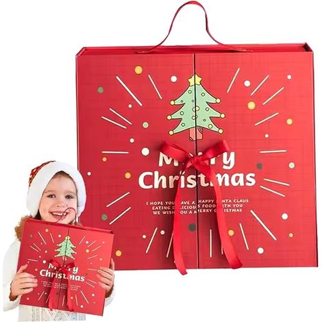 Calendario de Adviento 2025, caja con 24 calendarios reutilizables y coloridos en blanco para rellenar, caja creativa con cuenta atrás y solapa magnética para niños y adultos.