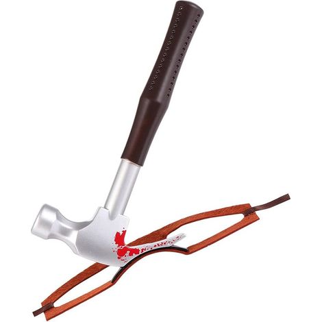 Fournitures pour animaux de compagnie d'Halloween 1 pièce Pet Halloween Headgear Bloody Headgear Funny Faux Hammer (1/2)