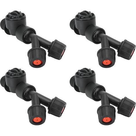 4 pièces Buse Double G3/8 DN10 Anti-Goutte pour Pulvérisateur Agricole Électrique à Dos (1/5)