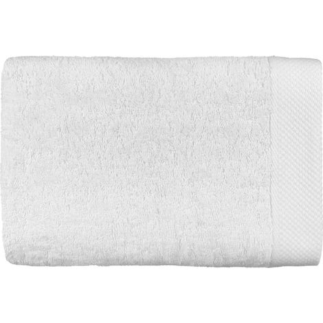 Drap de bain "Soft" 100 x 150 cm 100% Coton Peigné / 600 gr/m² - Soft Blanc