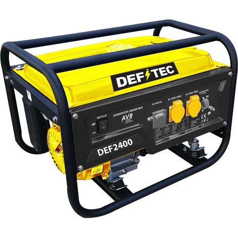 DEFITEC Groupe électrogène essence de chantier DEFITEC Def2400, 2000 watts