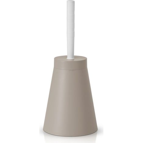 Portascopino wc conico in Plastica tortora da appoggio (1/5)