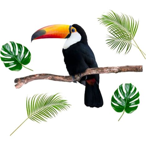 Adhésif décoratif Mural Toucan (1/2)