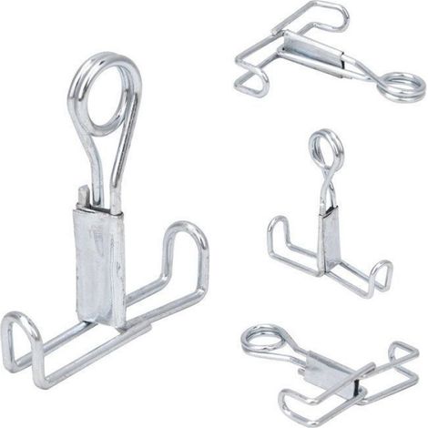 Lot de 20 colliers de serrage, inoxydable, pour bouchon eau ressort, clip étanchéité tube caoutchouc, usage domestique industriel (1/5)