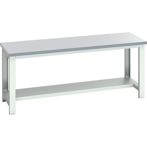 Bott 41003661.16V Cubio Bench with Half Shelf, Laminate Clad Top 2000 x 750mm