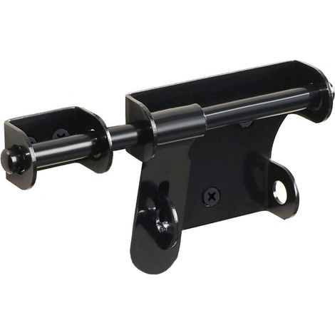 Torriegel Edelstahl 6 Zoll Schwarz abschließbar für Türen & Zäune
