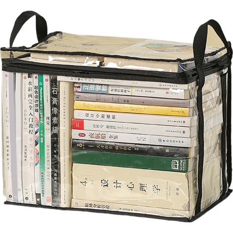 Boîte de Rangement Pliable Transparente pour Livres, Jouets et Plus (1/5)