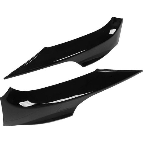 2 Stück glänzend schwarze Frontstoßstangenlippe links rechts für 3er E92 E93 M Sport 2006–2009 (1/5)