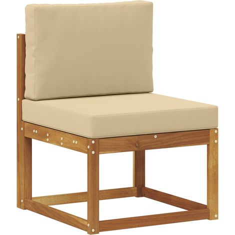 Maison Exclusive - Outdoor Mittelsofa Massivholz Akazie
