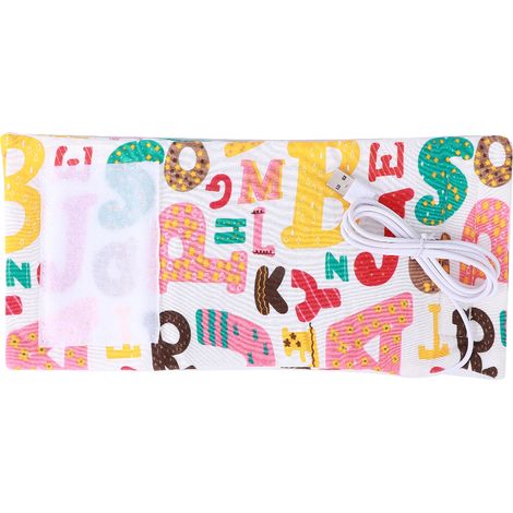 Biberon chauffant portable USB à température constante pour bébé, nourrisson, voyage, maison, alphabet anglais (1/5)