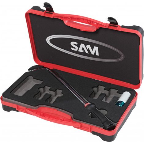 Drehmomentschlüssel 1/2 120 Nm + geschützte 1/2 Stecknuss 22 mm im Koffer - SAM OUTILLAGE - 222-89-J2 (1/2)