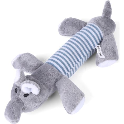 3 Types de formes d'animaux différents, jouet pour animaux de compagnie, chiot à mâcher, son en peluche grinçant, cadeau éléphant (1/5)