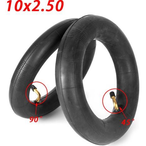 Verstärkter Reifen mit 45° gebogenem Innenschlauch (10 x 2,5 Zoll) für 10-Zoll-Elektroroller. (1/5)