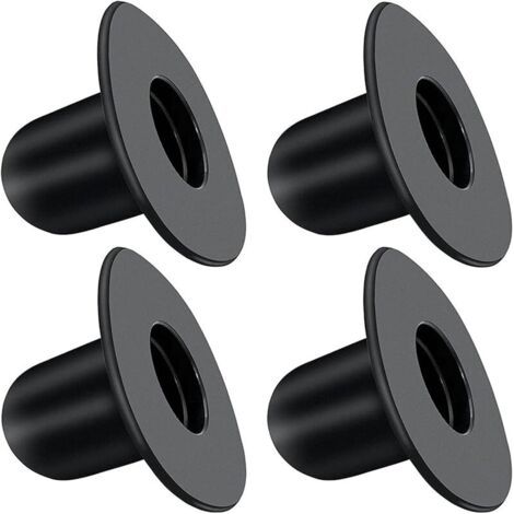 Pair Lot de 4 bouchons de filtre de piscine de rechange pratiques et durables compatibles avec Intex et Bestway (noir) (1/5)