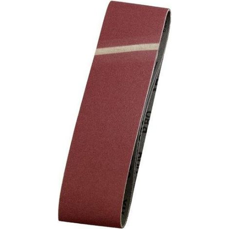 Leman – Bande abrasive de ponceuse 100X914 gr 100 corindon – 7191410 – Pour bois dur et teck – Vendu par 2