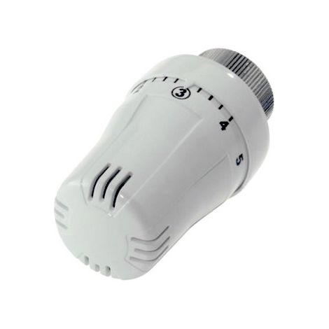 Tête thermostatique THNF blanche liquide M30x1,5 – Régulation automatique conforme DIN EN 215 – Économies d'énergie garanties – Conecterm France (1/2)
