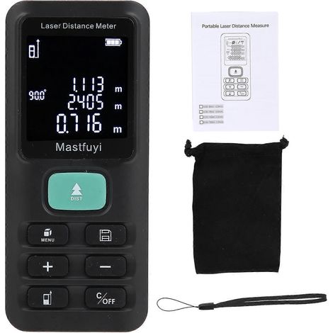 FY899 Laser-Entfernungsmesser 120 m, hochpräzise, elektronischer Infrarot-Hand-Distanzmesser