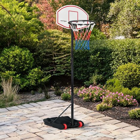Panier de basket preto en aço e PE (1/5)