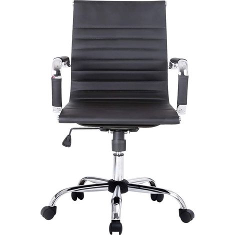 Equip 651002 Sedia da Ufficio Nera Ergonomica (1/4)
