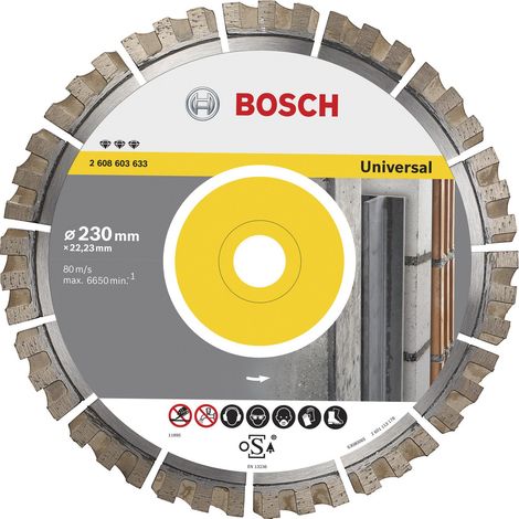 Disque à tronçonner diamanté Best for Universal Bosch, 300 x 25,40 x 2,8 x 15 mm -2608603635