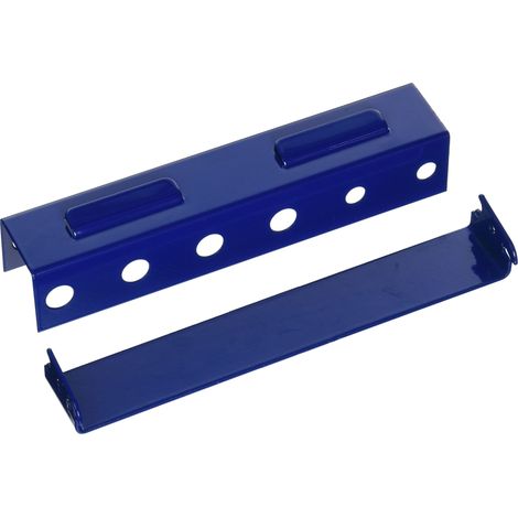 Support de tournevis perforé en métal pour panneau perforé uniquement, bleu (1/5)