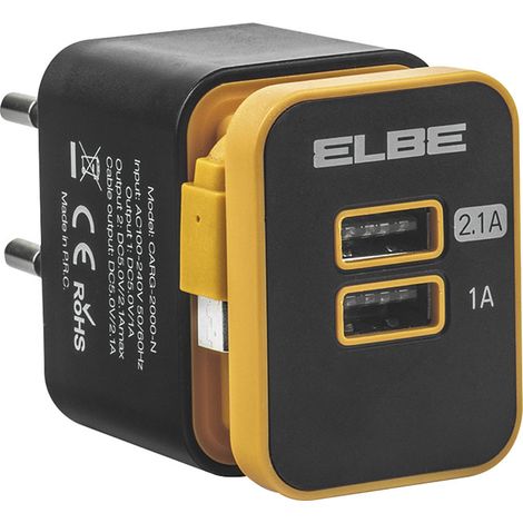 CARGADOR RED 2 USB-A 2,1A+1A + 1 MICRO USB (1/5)