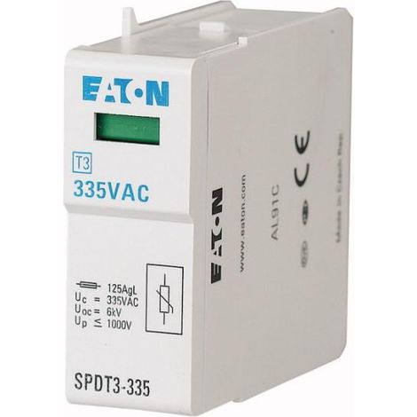 Cartouche parafoudre 335VAC 1p 000170486 EATON SPDT3-335