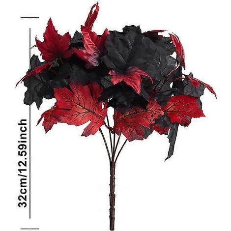 Cadeaux pour Halloween- 2pcs color 03 PARTY JOY 2pcs Autumn Artificial Sunflower Flowers Silk Maple Leaves Bouquet Fake Pumpkin Fireplace Table Fall Decor (1/5)