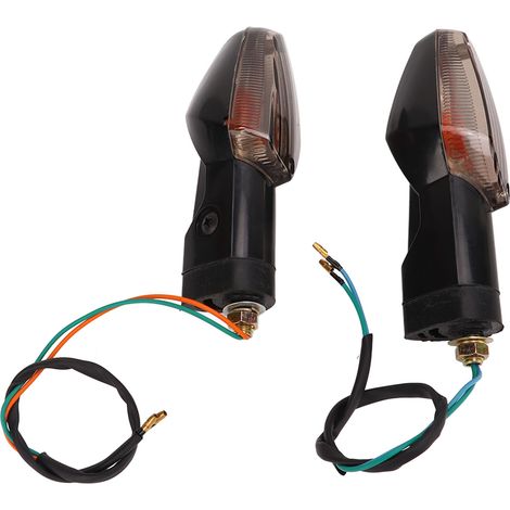 Lot de 2 clignotants de rechange pour moto CBR250 250R CB300F CBF 125 150 (2013-2017), cache fumé (1/5)