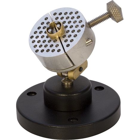 Multirex – Étau universel sur socle – Tête en aluminium 48 mm – Système de rotule pour inclinaison – Embase perforée pour montage facile
