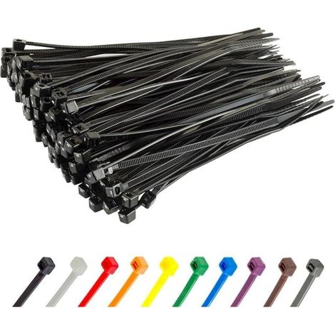 Kabelbinder 100 Stück schwarz 100 x 2,5 mm UV beständig 8,1 kg (1/5)