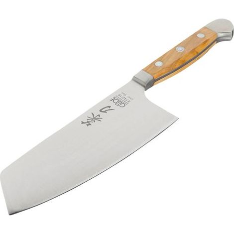 Güde Alpha Küchenmesser Klinge 16 cm Olivenholz (1/2)