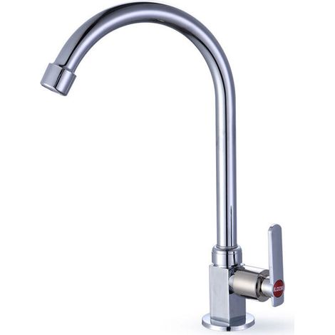 Robinet de bassin vertical hexagonal à 4 points robinet d'eau froide unique robinet de bassin diamètre du siège robinet de soupape