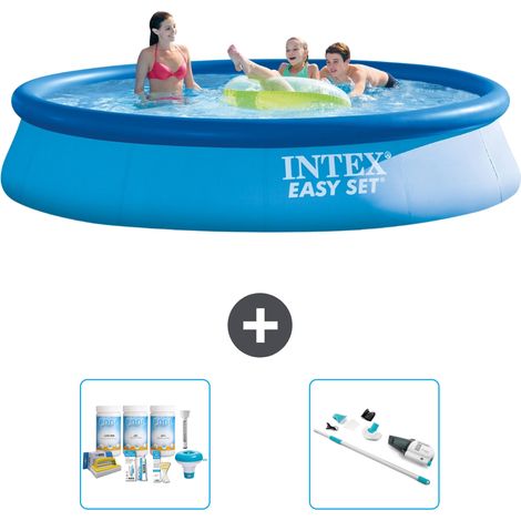 Intex Piscine Easy Set Ronde - 396x84 cm - 3-pièces S30731 (1/4)