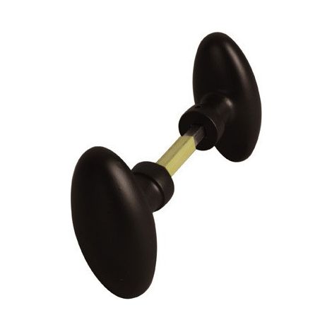 Bouton double ovoide 1172 - DUVAL - BILCOCQ Noir (1/2)