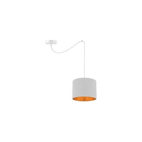Suspension Candellux Atlanta Ø20 blanc/doré E27 tissu (1/2)