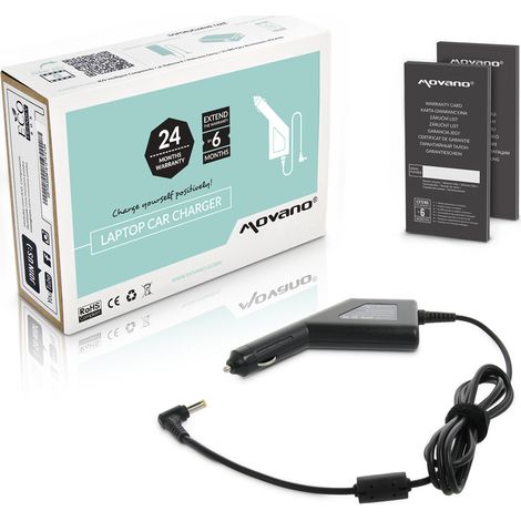 Adattatore per auto da 65 W per Acer 19 V 3,42 A 5,5 x 1,7
