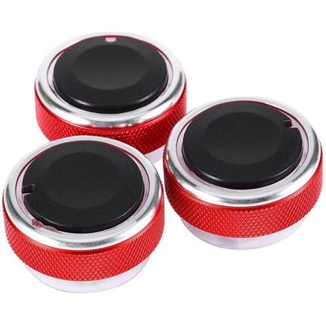 Bouton de Climatisation de Voiture, Interrupteur de Commande de Chaleur en Alliage D'aluminium,. (1/5)