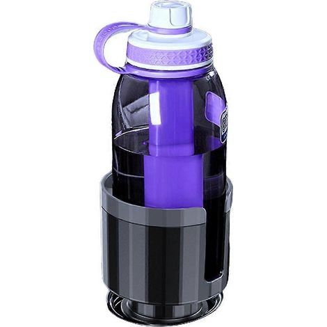 Porte-gobelet de voiture extensible amélioré avec base réglable et porte-bouteille universel (1/5)