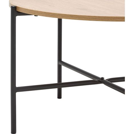 Mömax Couchtisch Oslo Eichefarben/Schwarz (1/5)
