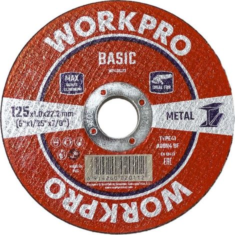 Metalltrennscheibe/t41 ø125 x 1 x 22,2 mm