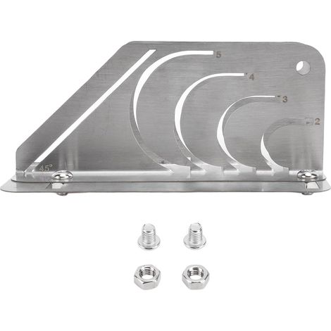 Mousse de Mousse Cutter, Acier Inoxydable à 45 degrés pour tuyaux de Mousse Fixture de Coupe pour Les Industries des Maisons (L) (1/5)