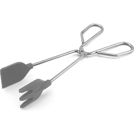 Tenacilla coc con pala 25cm silicona-inox fackelmann (1/4)
