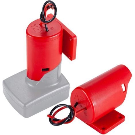Adaptateur de batterie M12 compatible avec Milwaukee M12 12 V, support de batterie, adaptateur de connecteur d'alimentation