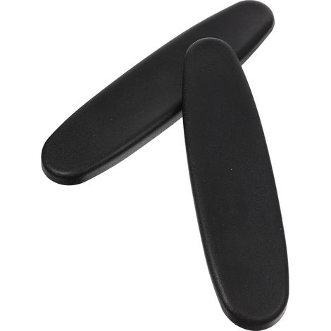 Coussins D'accoudoirs de Chaise de Bureau en PU Noir, Protège-accoudoir Robuste et Pratique pour Fauteuil de Bureau, pour Femmes Enceintes et Travailleurs (1/5)