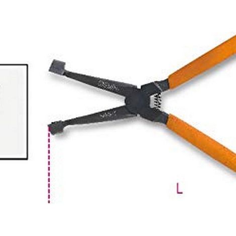 Pince pour garniture de frein à tambour