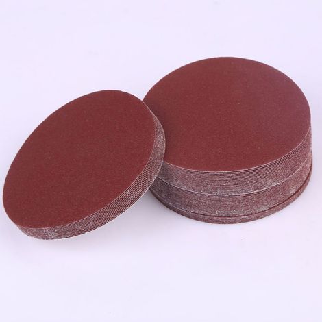 Lot de 100 disques abrasifs ronds 4 pouces grain 1000 pour ponçage bois métal, polissage et dérouillage.